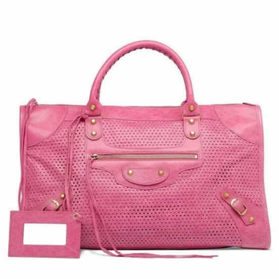 Replica Balenciaga Handbags Work Dots Sorbet for cheap