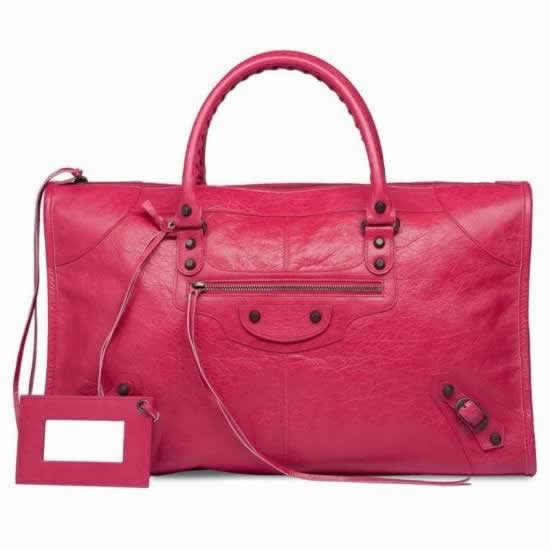 Replica Balenciaga Handbags Work Rose Thulian sale