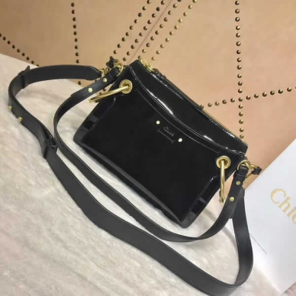 Replica Cheap Chloe Black Roy Shoulder Crossbody Bag Us104A