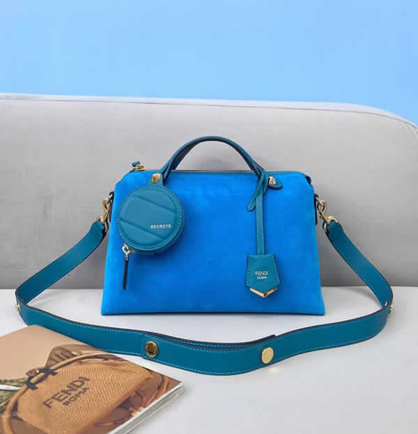 Knock Off Fendi By The Way Blue Hand Messenger Bag 309