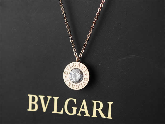 Personalized Customized Necklace For Women Gift Fake Bvlgari Fashion Lady Necklaces 08