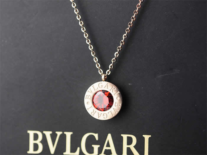 Personalized Customized Necklace For Women Gift Fake Bvlgari Fashion Lady Necklaces 10