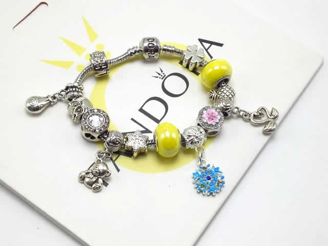 Bracelets Women Men Gifts High Quality Fake Pandora Bracelet 24