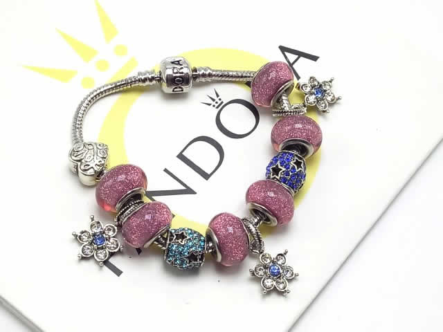 Bracelets Women Men Gifts High Quality Fake Pandora Bracelet 46