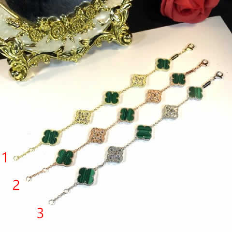 Fashion Brand Female Jewelry Fake Van Cleef & Arpels Bracelets 11